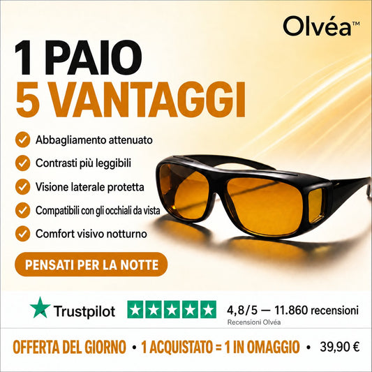 Olvéa Notte – 1 paio, 5 vantaggi